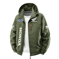 Spring Jacket, Honda Motorcycle Jacket, Racing , Men's Sports Zipper, Hook-Top, Fashionable Men's Sun-Protective The hat is deta