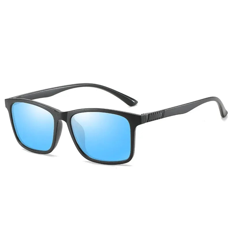 1-2PCS Luxury Men Sunglasses Fashion Vintage Square Ultra Light Frame Driving Fishing Sun Glasses For Man Eyewear