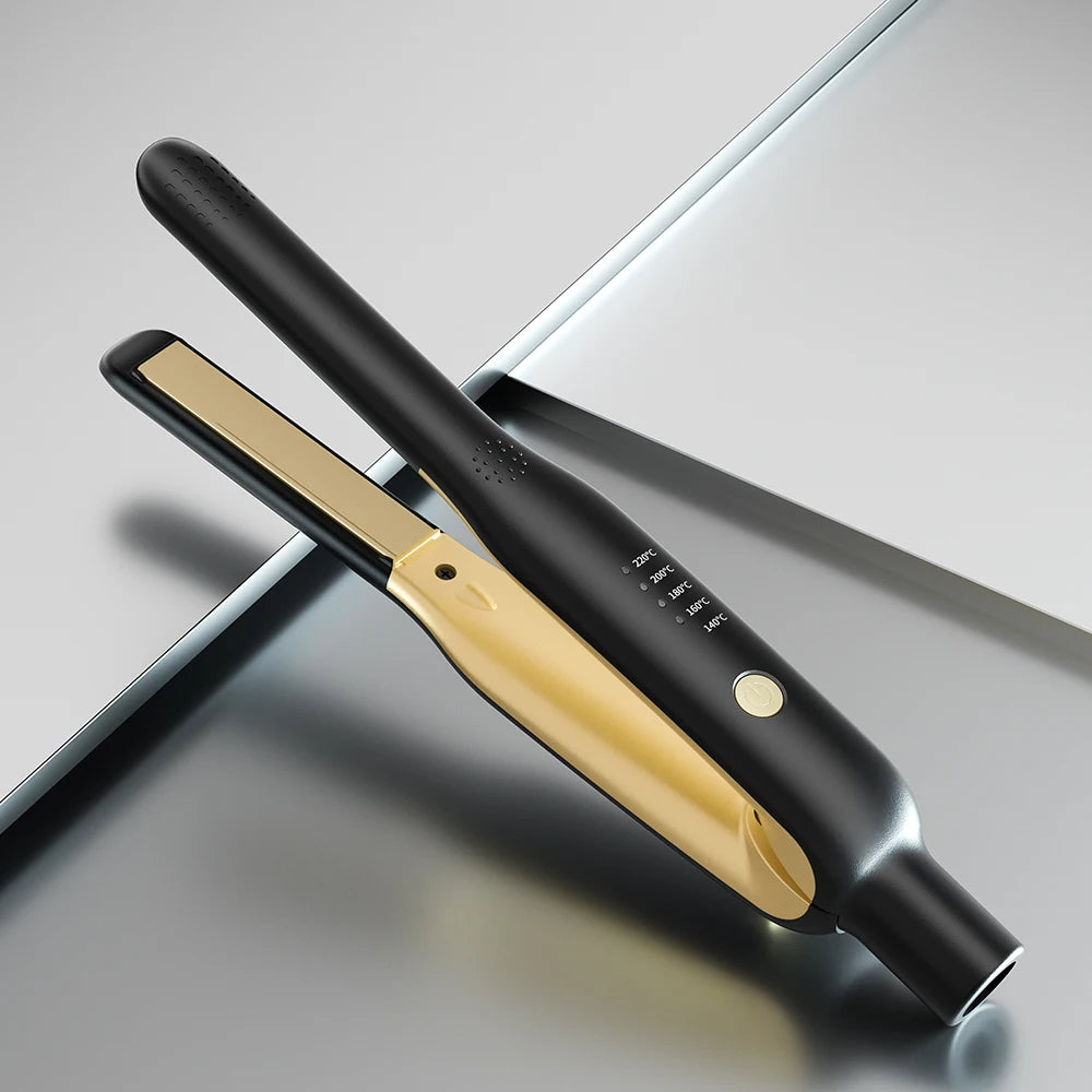 Mini Travel  Hair Straightener 2-in-1