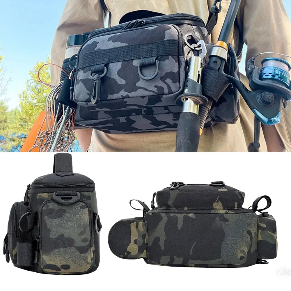 Mens Bags Fishing Back Pack Tool Backpack Shoulder Bag Goods Backpacks Sea Supplies Outdoor Rucksack Camo Entertainment Sports
