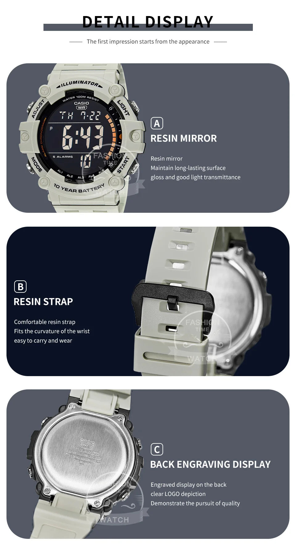 Casio Men's Watch AE-1500WH-8B2