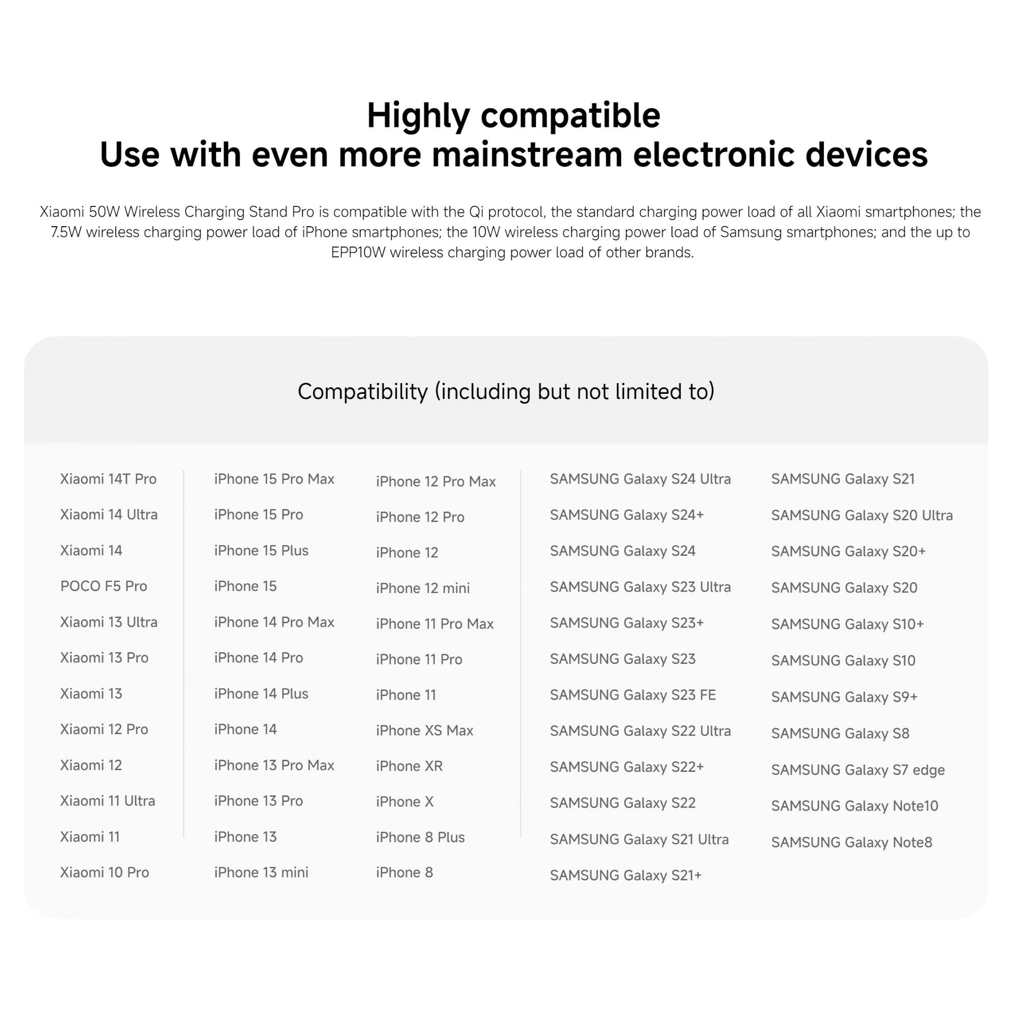 Xiaomi 50W wireless charging stand