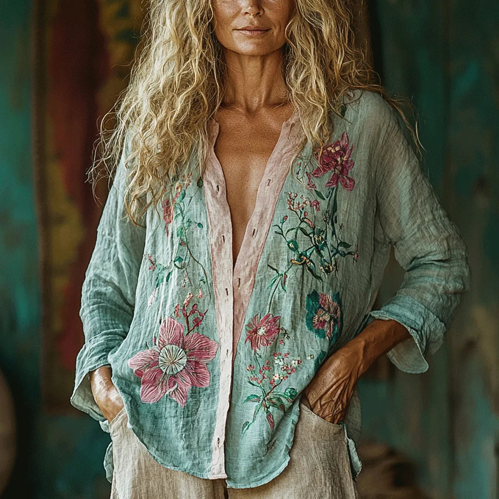 V-Neck Long Sleeve