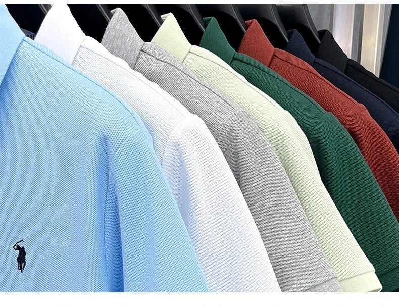 cotton short sleeve polo