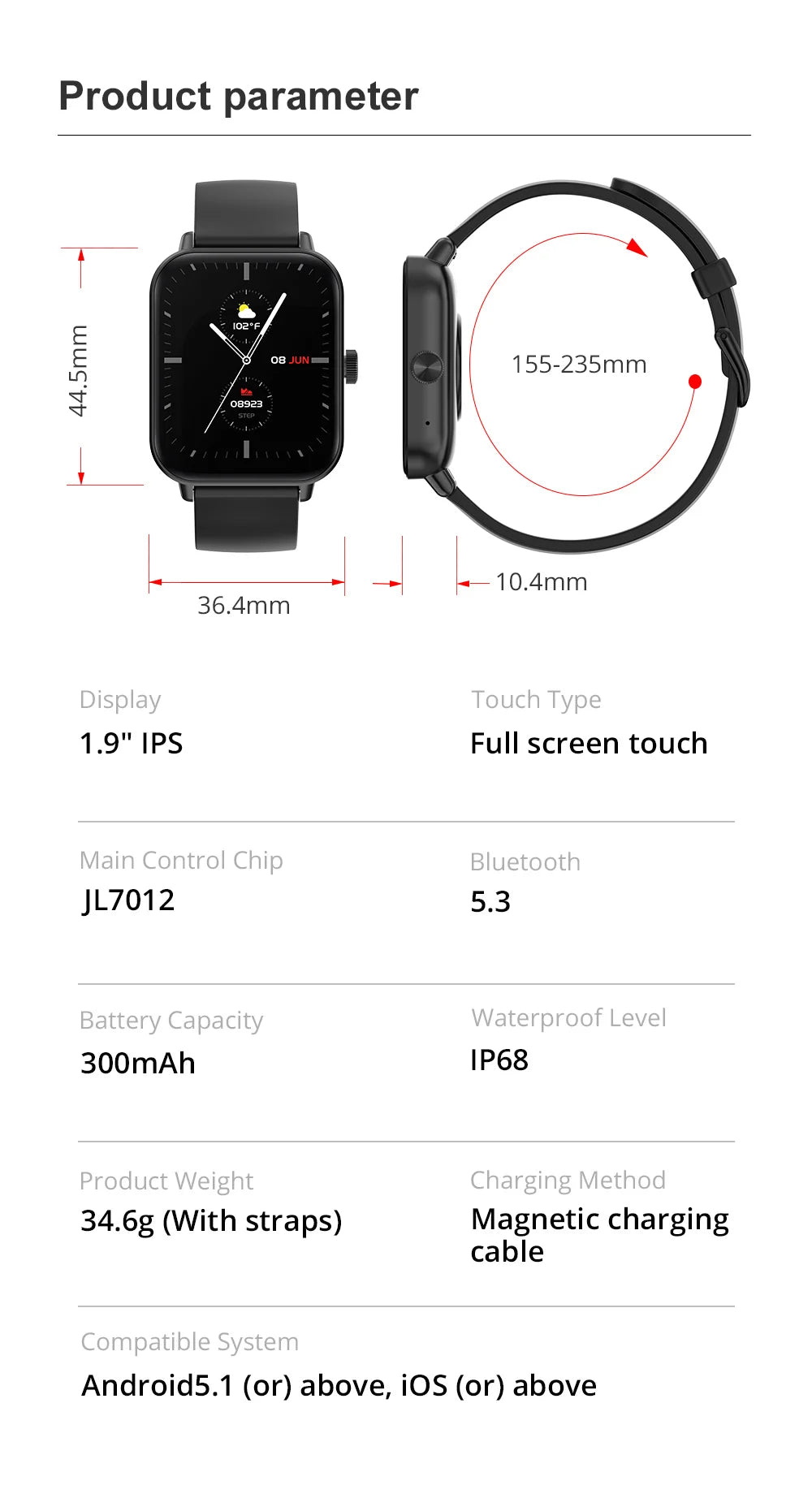 COLMI P81 smart watch