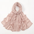 New Big Size Solid Rayon Modal Hijab Scarf Women Muslim Headscarf Wraps Shawl Femme Musulman Headband Islamic Turban 190*85cm