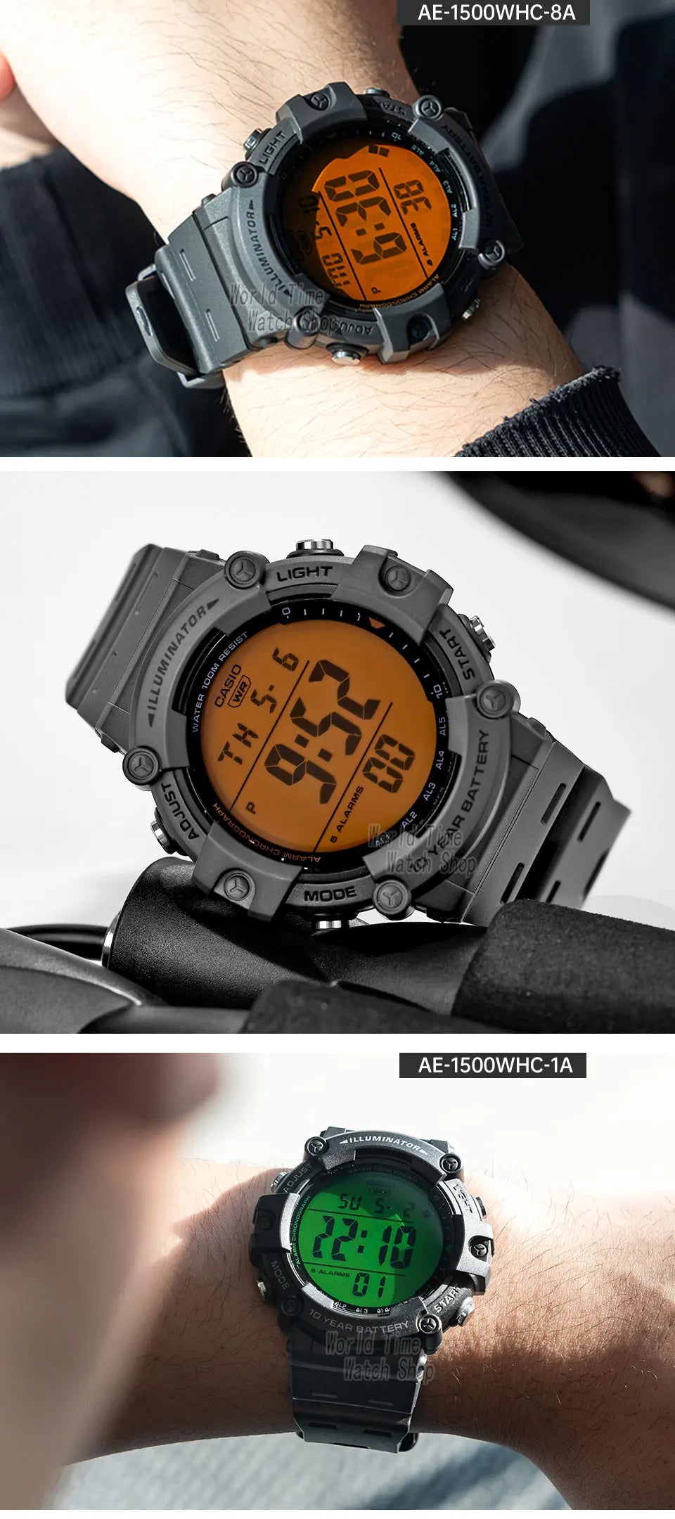 Casio watch Vintage  AE-1500WHC series