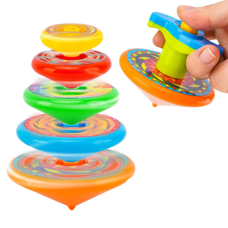 Five-Layer Stacking Spinning Top Toy for Children, Parent-Child Interactive Spinning Top Toy for Boys and Girls