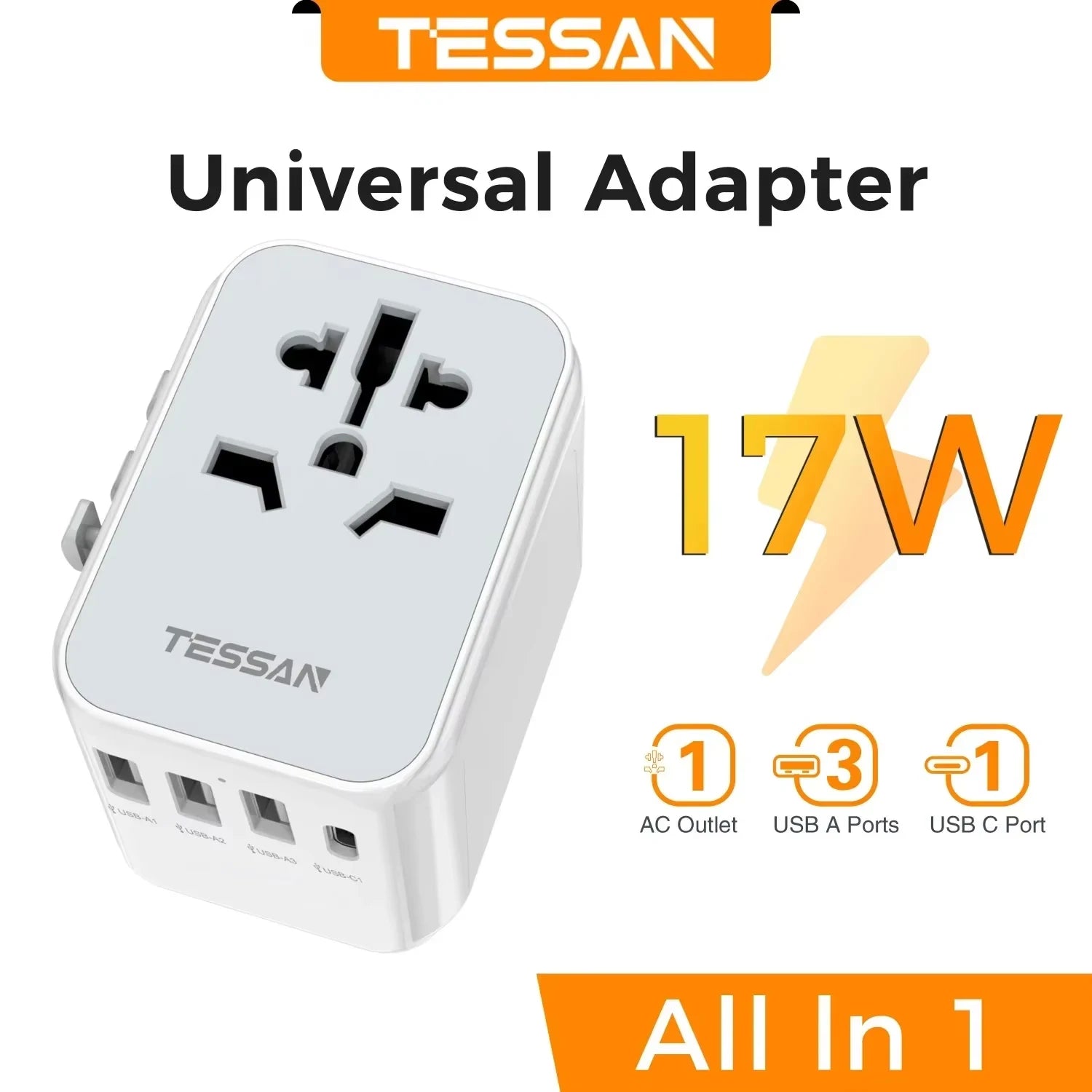 TESSAN 65W Travel adaptor