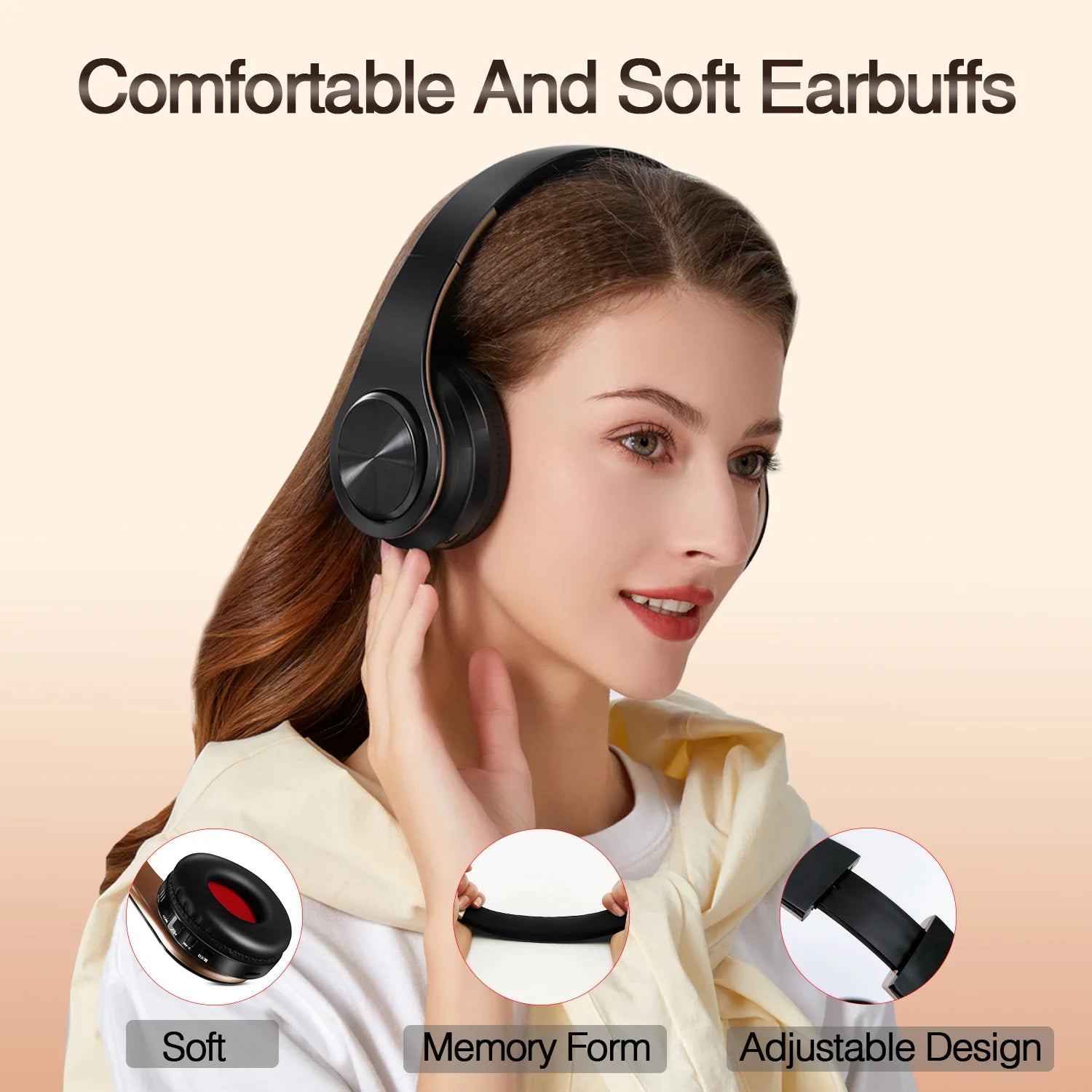 Wireless stereo headphonees