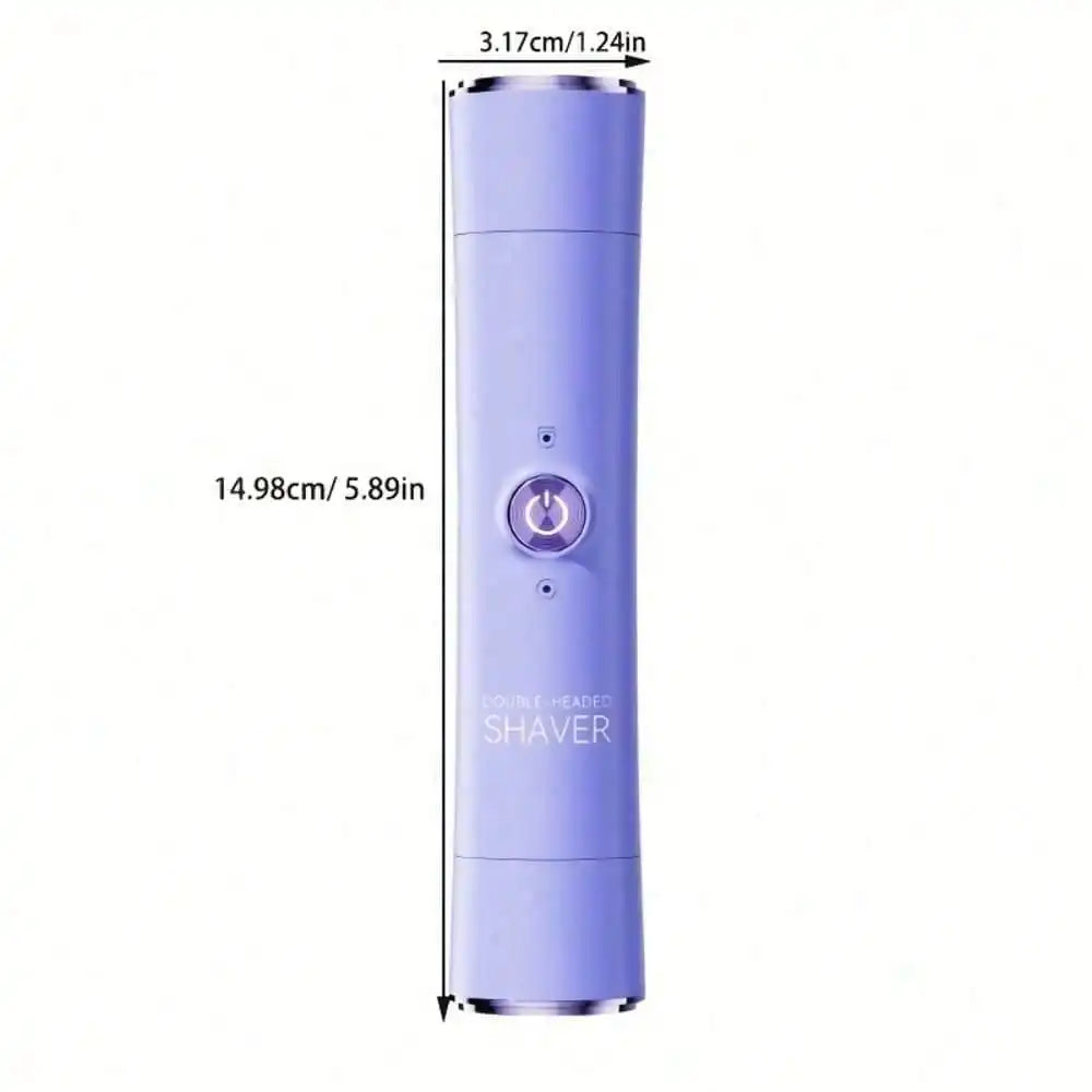 2 In 1 Electric Shaver For Women, Electric Razors For Women Shaving - Hair Removal For Wet & Dry Use, Epilator For Bikini, Underarms, Legs, Arms, Hypoallergenic Blades, Facial Hair Removal, Usb Rechargeable 200mAh, Stocking S