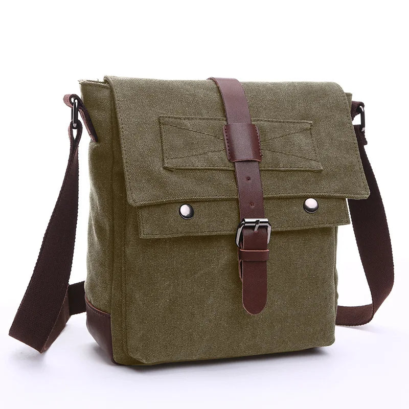 Retro Men Messenger Bags vintage Canvas Handbags Leisure Work Travel Bag Man Business Crossbody Bags Briefcase for Male Bolsas