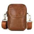 New Men's Cow Leather Crossbody Bag Man Shoulder Bag Casual Male Small Simple Bag For Men