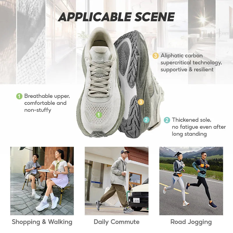 361 Degrees Lightweight Wear-resistant Comfort Shock Absorb Sneakers