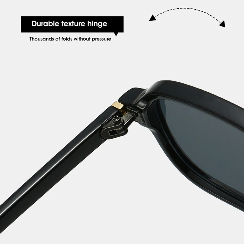 KLASSNUM Vintage Sunglasses Men Women 2026 Trendy Eyewear Rectangle Sun Glasses Anti UV400 Shades Eyepiece Small Square Glasses