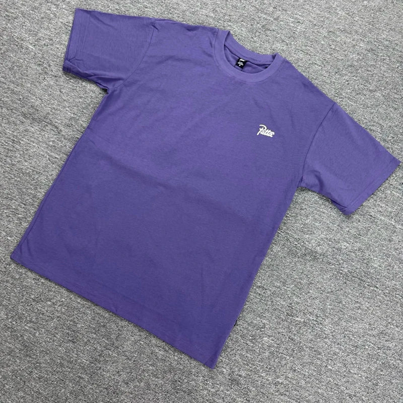 Summer Round Neck Men's Women's Loose Patta Tops New Style High Quality PATTA Short Sleeved T-shirts One Day Ship Out
