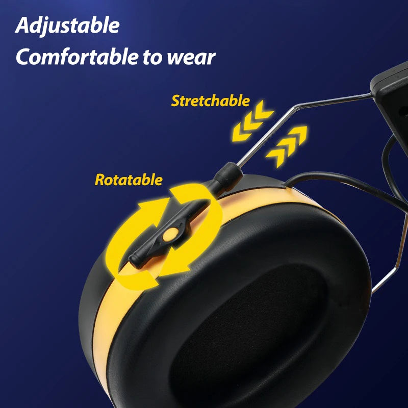 NEW Bluetooth Hearing Protection Headphones AM FM Radio Headphones 27dB NRR Noise Reduction Safety Earmuffs for Mowing Work