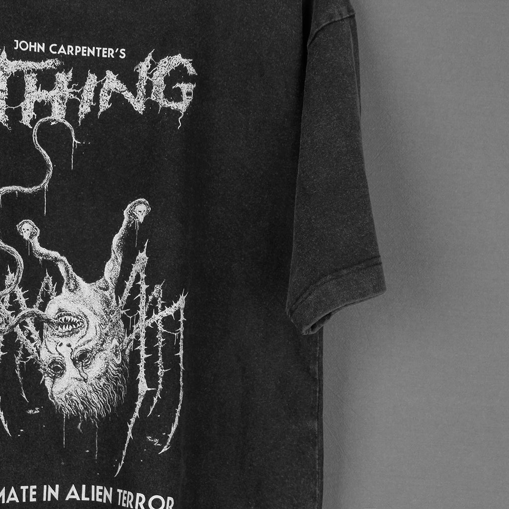 The Thing T-Shirt John Carpenter Horror Movie They Live Halloween Prince of Darkness Men's Cotton Short Sleeves Clothing Shirt