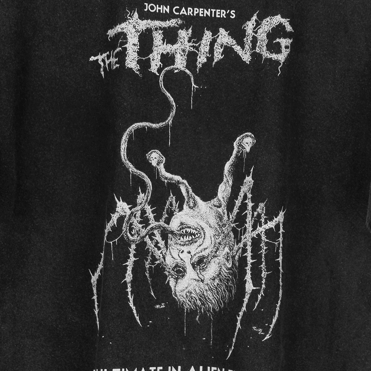 The Thing T-Shirt John Carpenter Horror Movie They Live Halloween Prince of Darkness Men's Cotton Short Sleeves Clothing Shirt