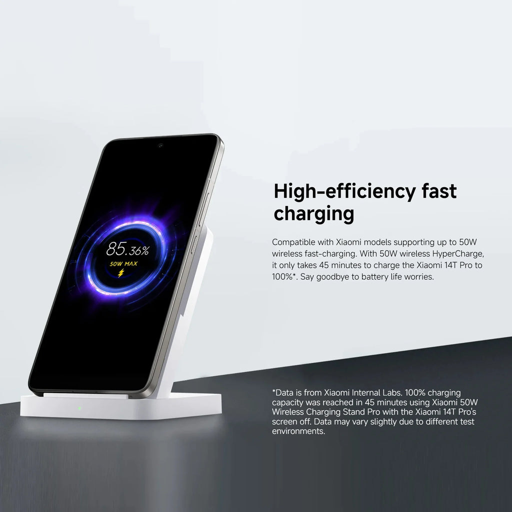 Xiaomi 50W wireless charging stand