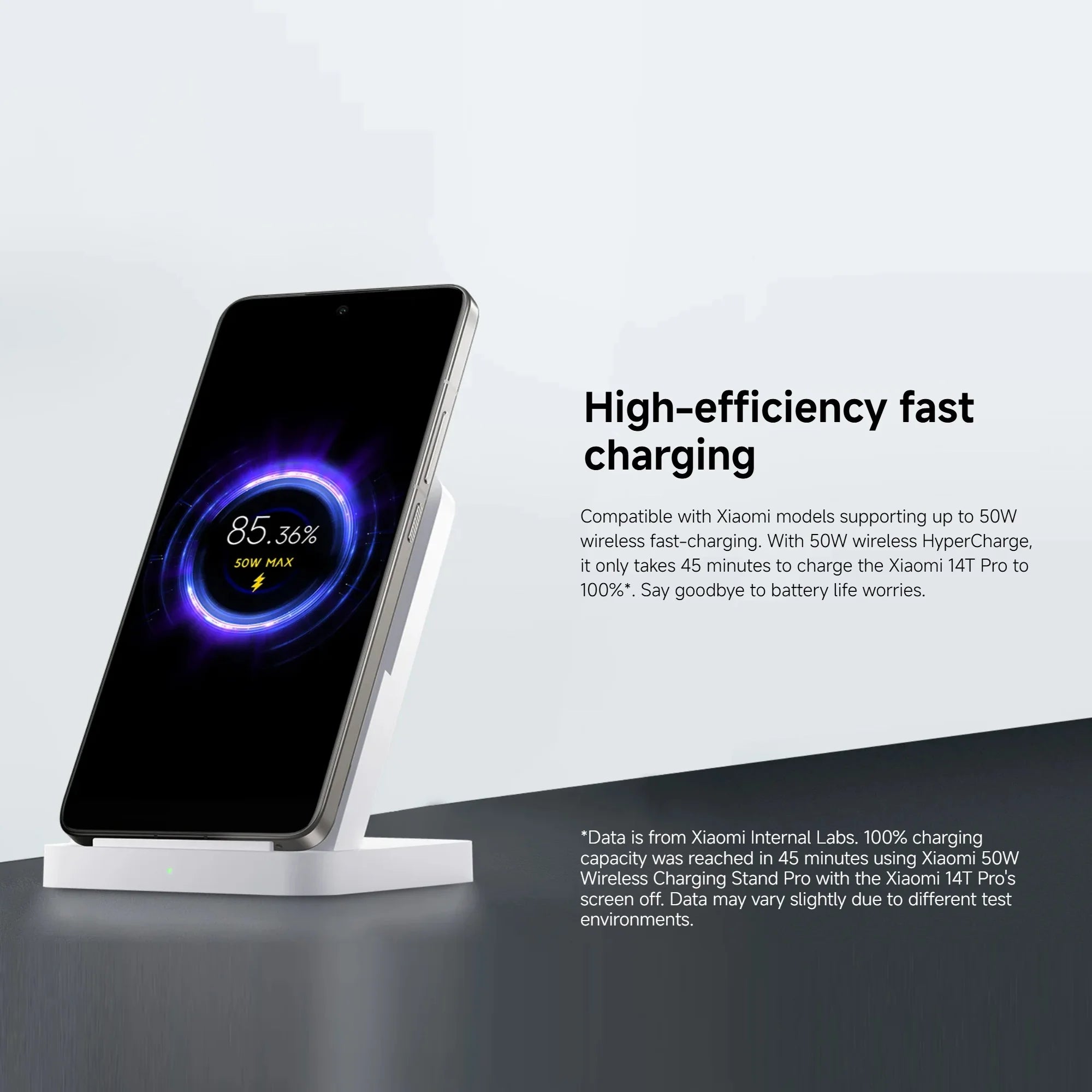 Xiaomi 50W wireless charging stand
