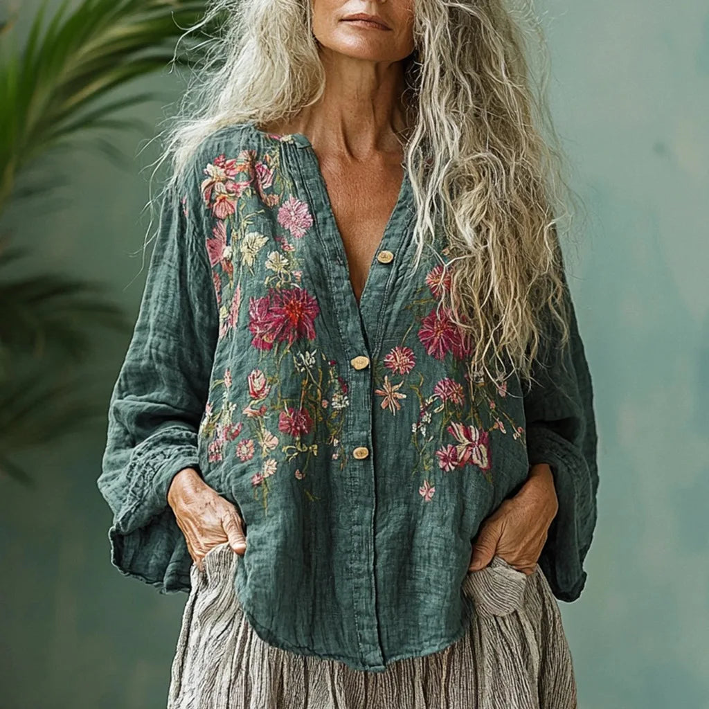 V-Neck Long Sleeve