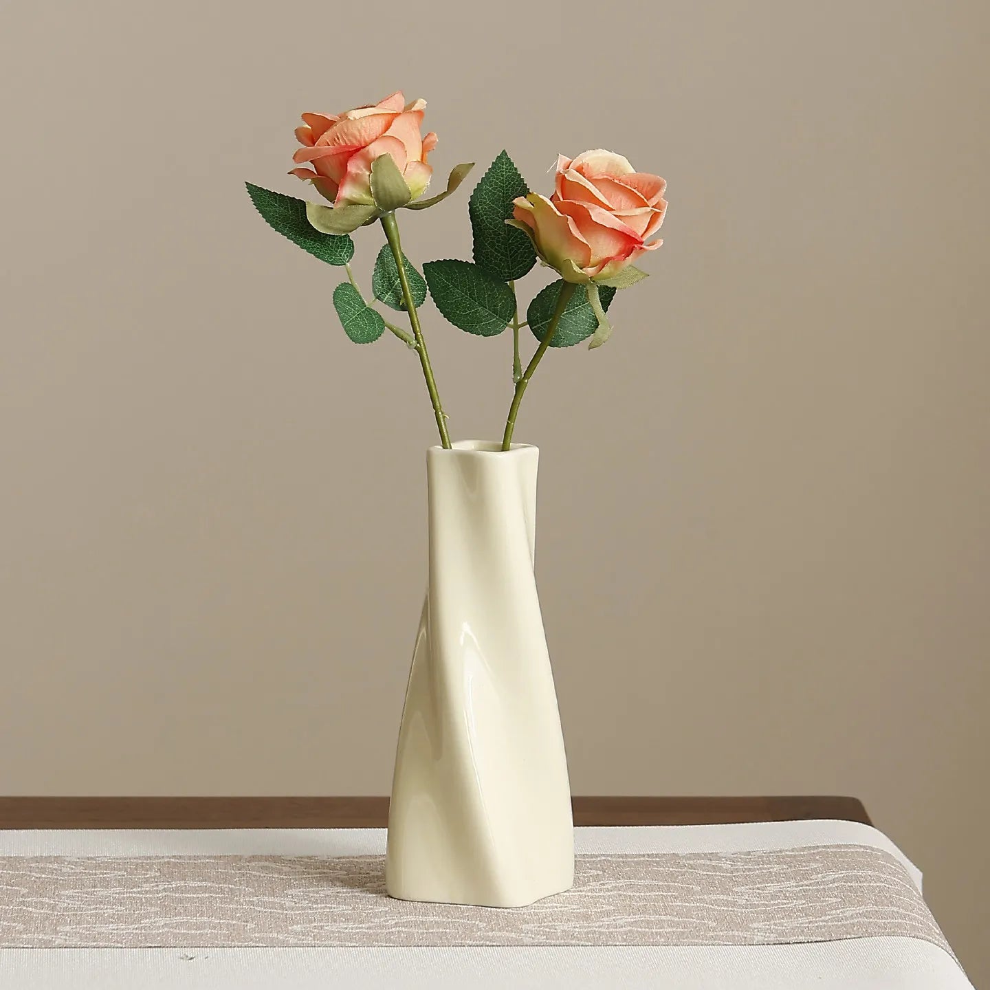 Ceramic vase light luxury high sense modern simple flower arrangement creative ornament entrance living room TV cabinet home