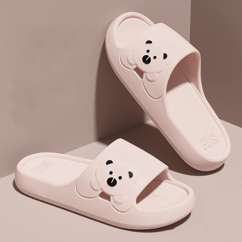 Cartoon Bear Indoor Slippers