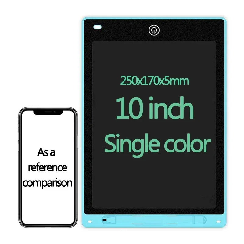 10/12/inch LCD Writing Tablet Drawing Board Kids Graffiti Sketchpad Toys Handwriting Blackboard Magic Drawing Board Kid Toy Gift