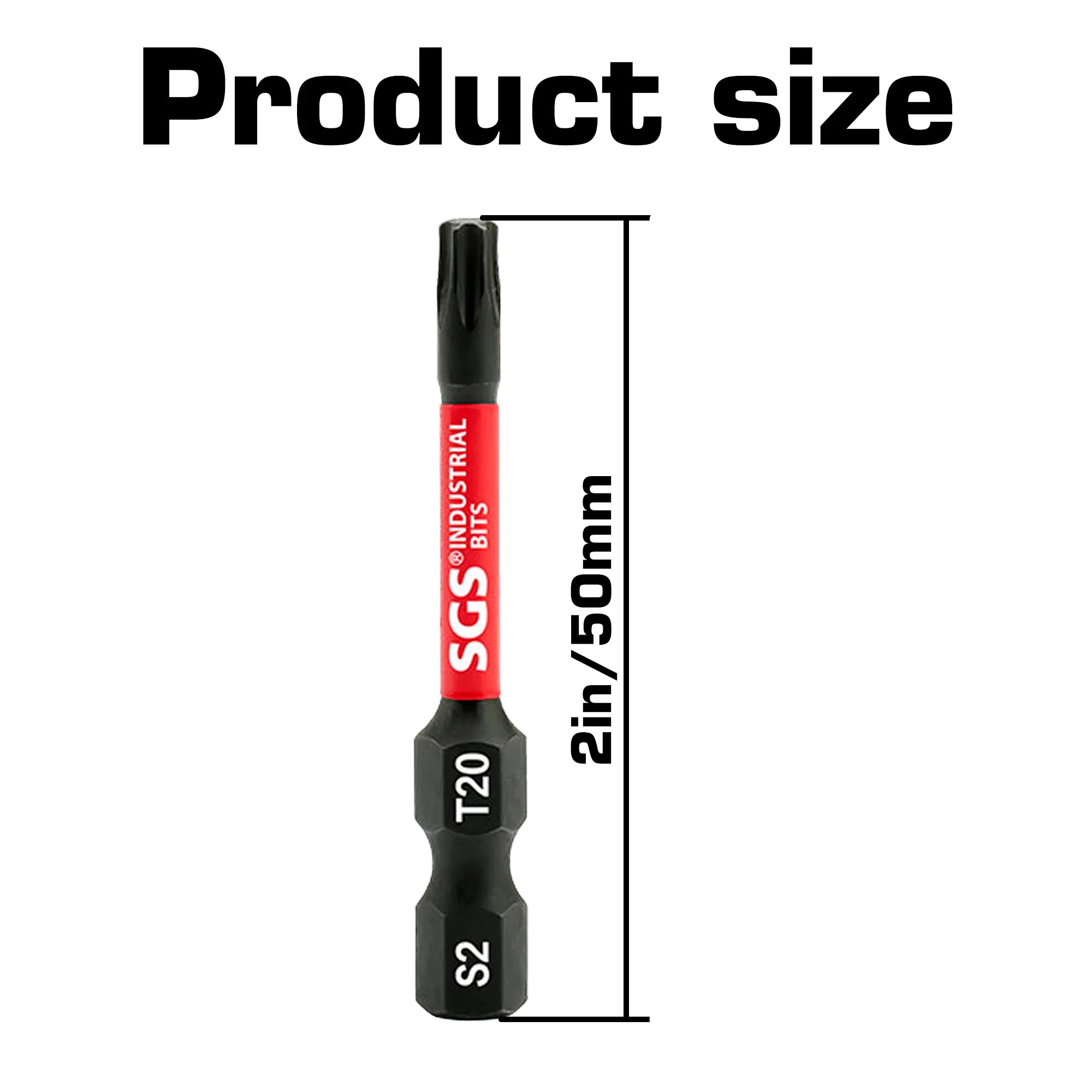 10/20/5Pcs High-Hardness Impact-Resistant T20 Screwdriver Bits, 50mm, Strong Magnetic and High Torque, Universal for Power Tools/Outdoor Work