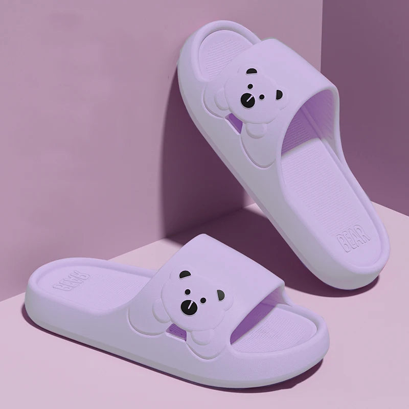 Cartoon Bear Indoor Slippers