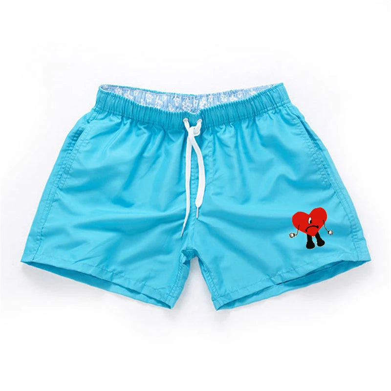 Fashion Bad Bunny Shorts Men/women UN VERANO SIN TI Harajuku Hip Hop Streetwear High Quality Bad Bunny Men's Shorts