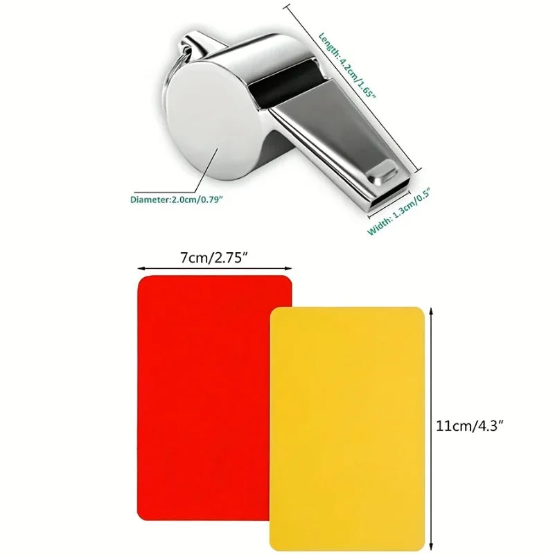 1 Sets Red Record Kit PVC Referee Wallet Portable Lightweight Soccer Football Accessories Multifunction Scorebook