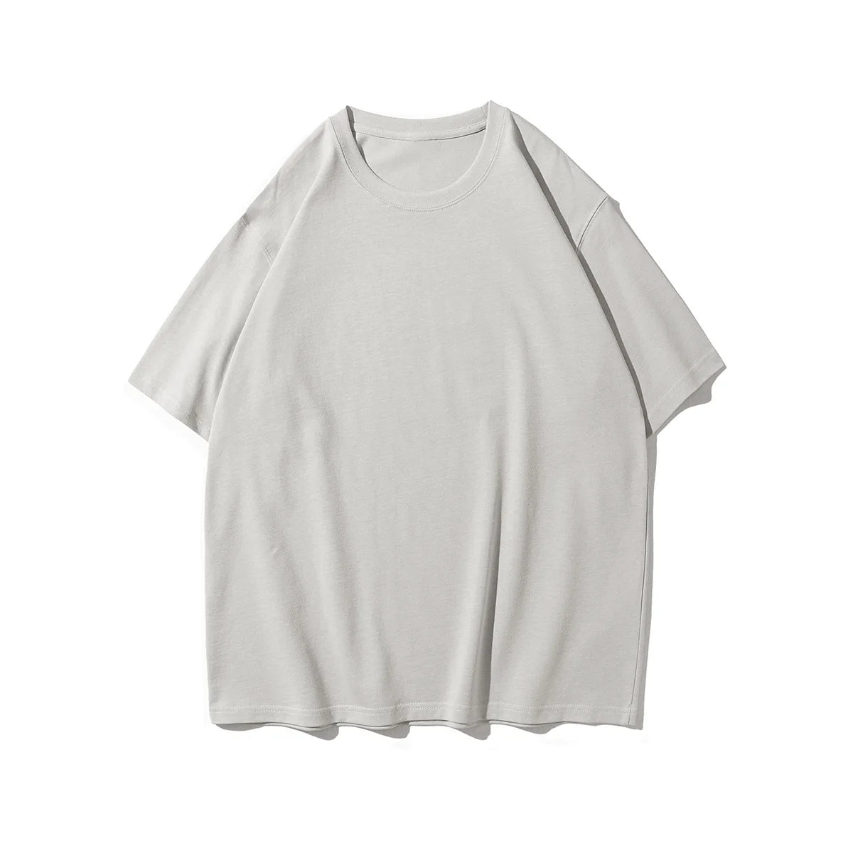Oversized T-Shirt 9.9oz 280 Grams Heavy High Quality Short Sleeve Cotton Tee Solid Color Unisex Streetwear