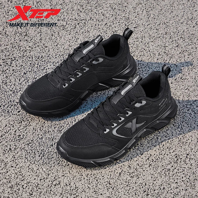 Xtep Running Shoes Men's Summer Mesh Breathable Wear-resistant Sports Lightweight Youth Casual Cushioning Shoes 875219110065