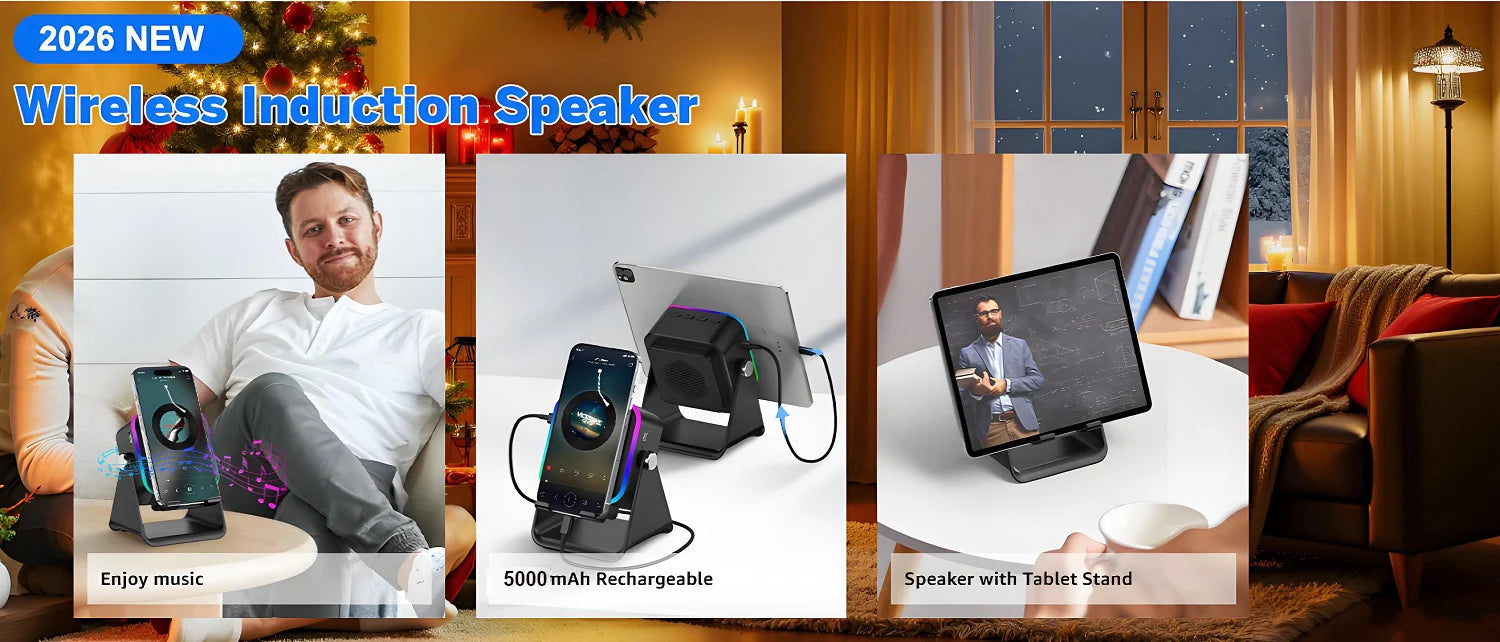 5In1 Bluetooth Speaker Lamp 5000mAh