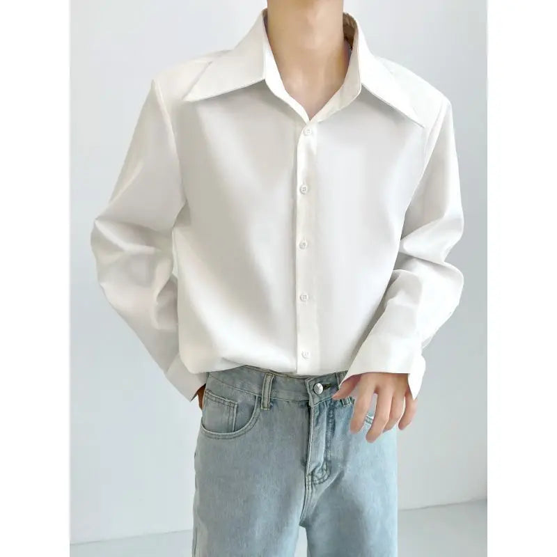 Large Point Collar Loose Fashion French Long Sleeve