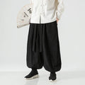 Men Corduroy Pants Oversized Casual Autumn Wide Leg Trousers Streetwear Harem Pants Men Woman Elastic Waist Loose Pants