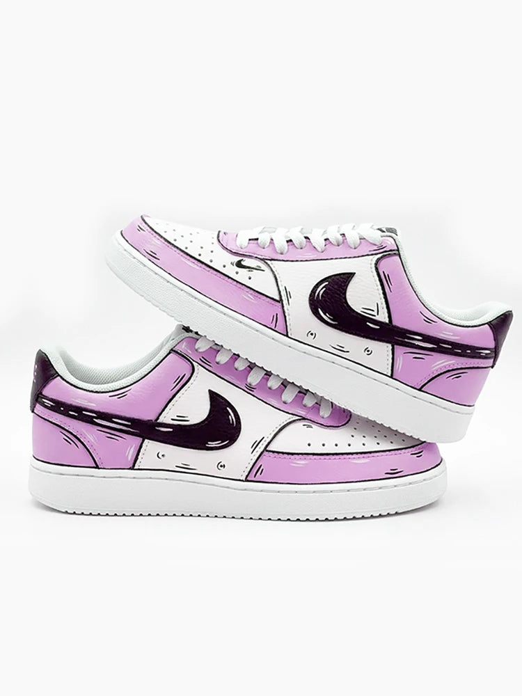 Custom Sneakers NIKE COURT VISION Unisex retro shoes