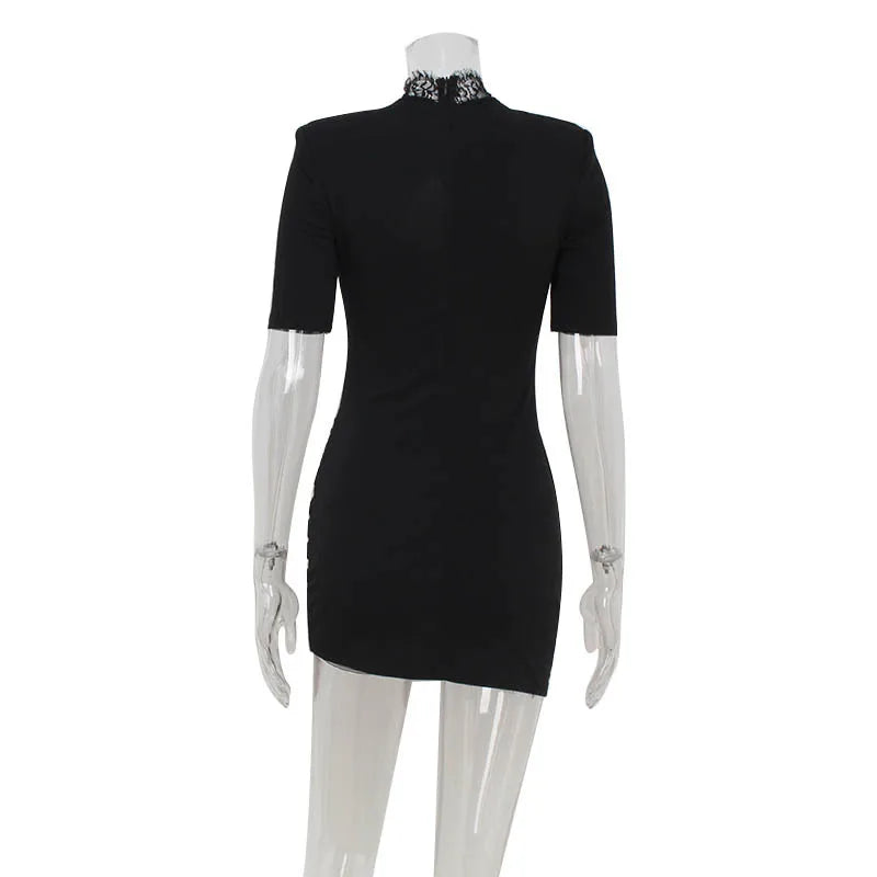 Lace Patchwork bodycon dress