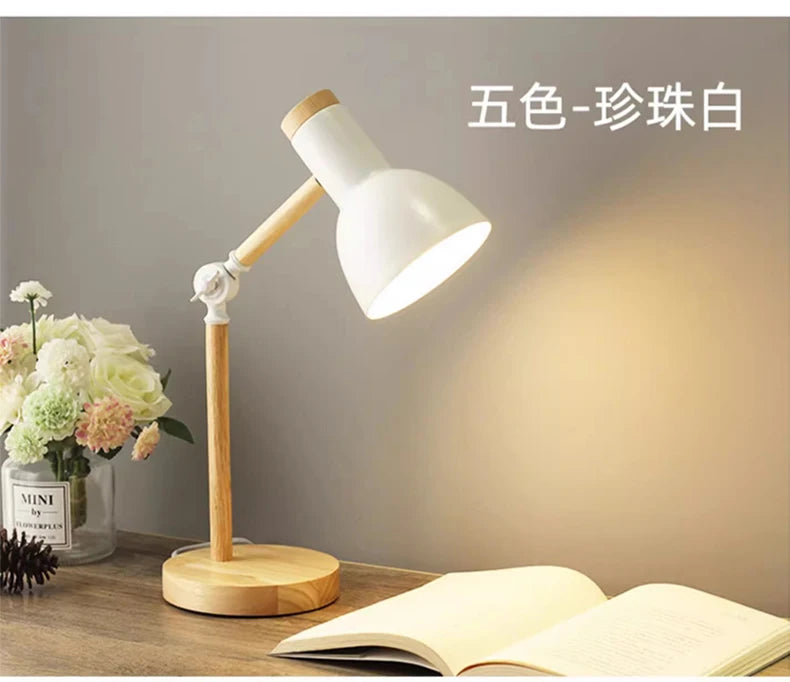 Nordic Wooden LED Lamp