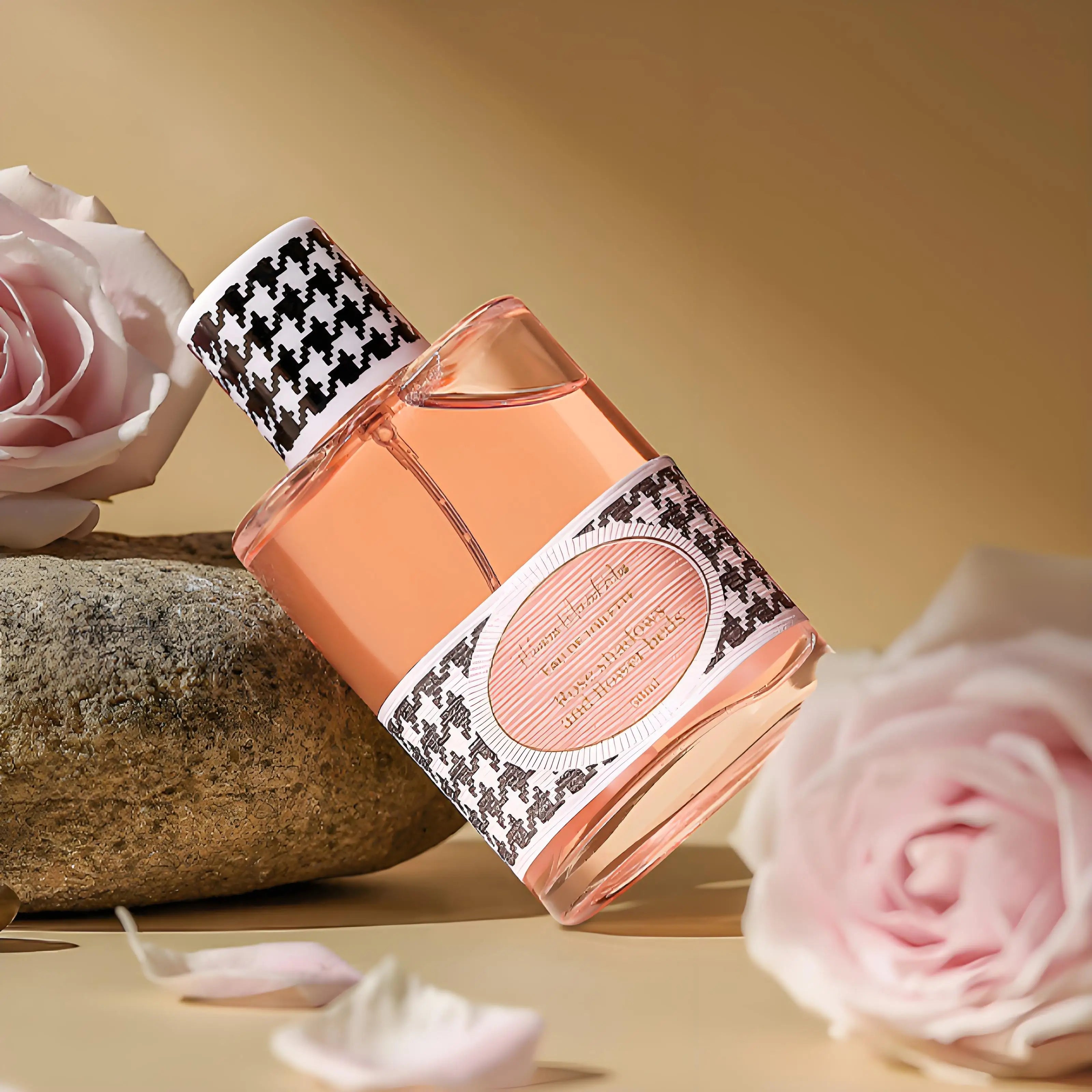Luxury Jasmine Rose Floral Scent Perfume,Lemon/Vetiver/Musk/Patchouli/Sandalwood/Rosemary Fragrance Mist,Women Eau De Toilette