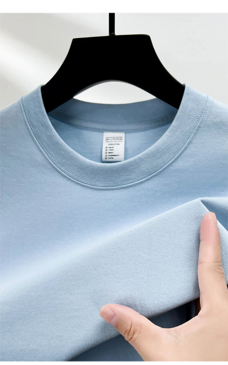 High quality cotton short sleeve men's T-shirt
