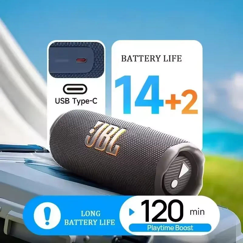 JBL Flip 7 Wireless Bluetooth Speaker Rugged IP68 Waterproof Loud Bass Crystal Clear Sound for Adventures
