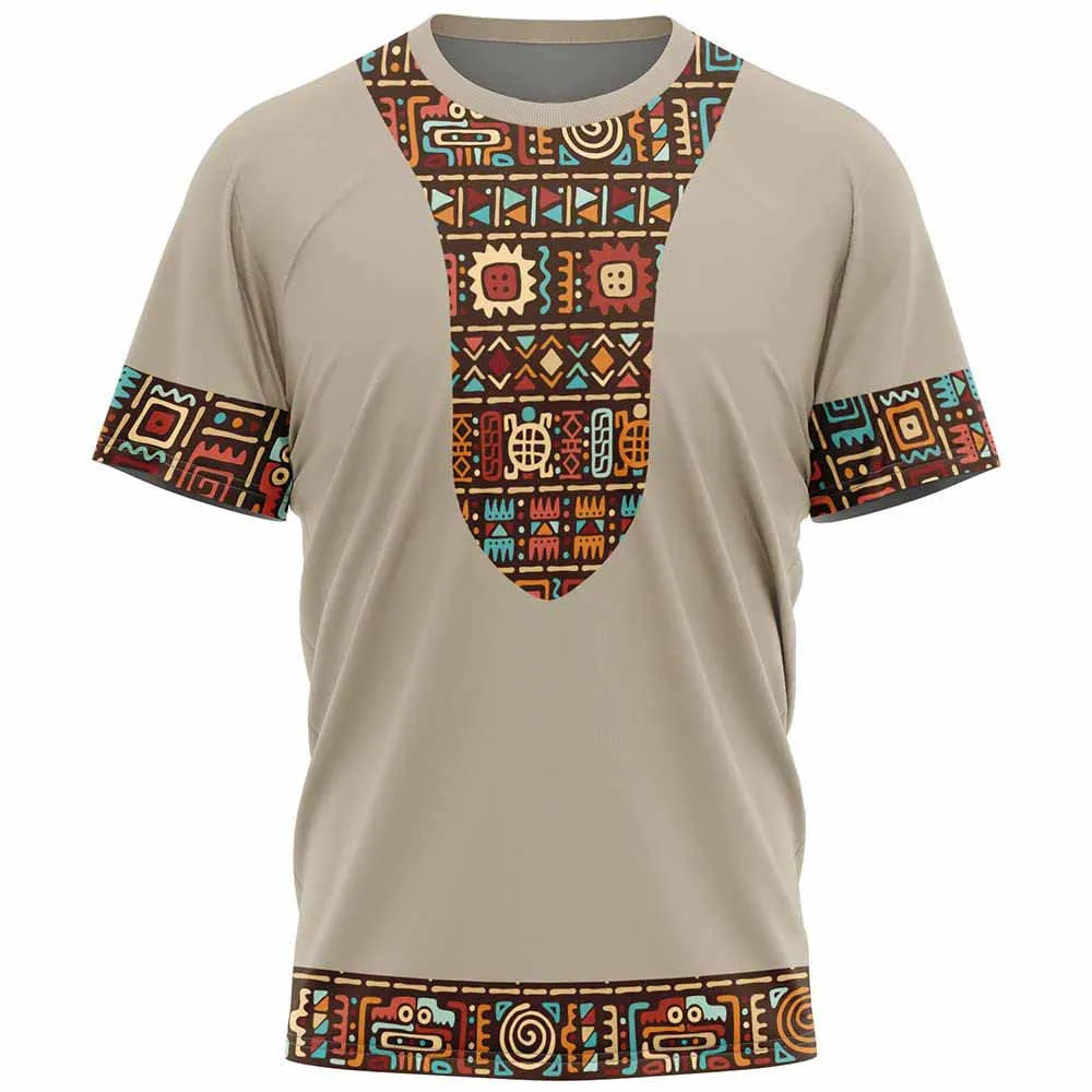 New Ethnic Tribal Dashiki T-Shirts African Patterns 3D Print Men Women Short Sleeve T Shirt Harajuku Y2k Tees Tops Kids Clothing