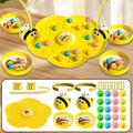 Little Bumblebee Multifunctional Board Game Puzzle Fishing Toy Interactive Educational Family Game for KidsToddlers Perfect Gift