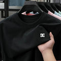 DC High End Brand Men's Round Neck Short Sleeved T-shirt Summer New Cotton Top Comfortable Breathable Casual Printed T-shirt