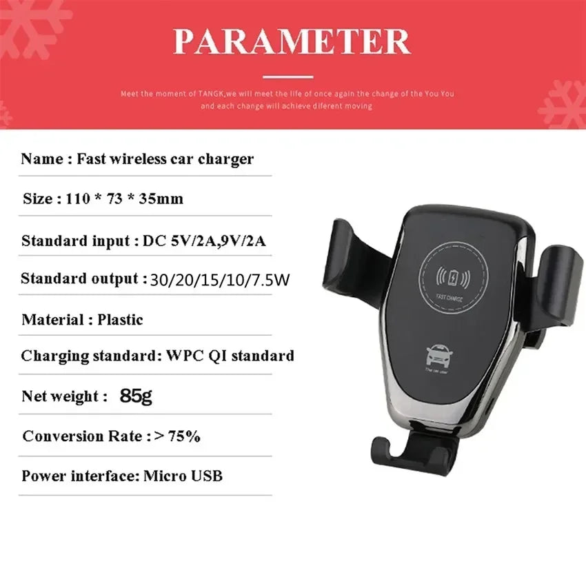 Wireless Charging Car  mount