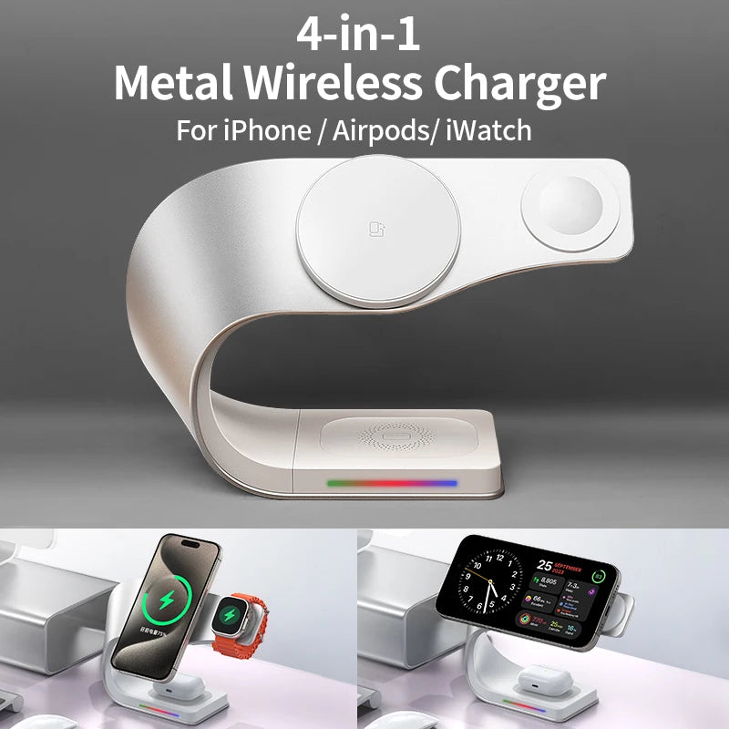 Magnetic Wireless Stand  15W Fast Charging