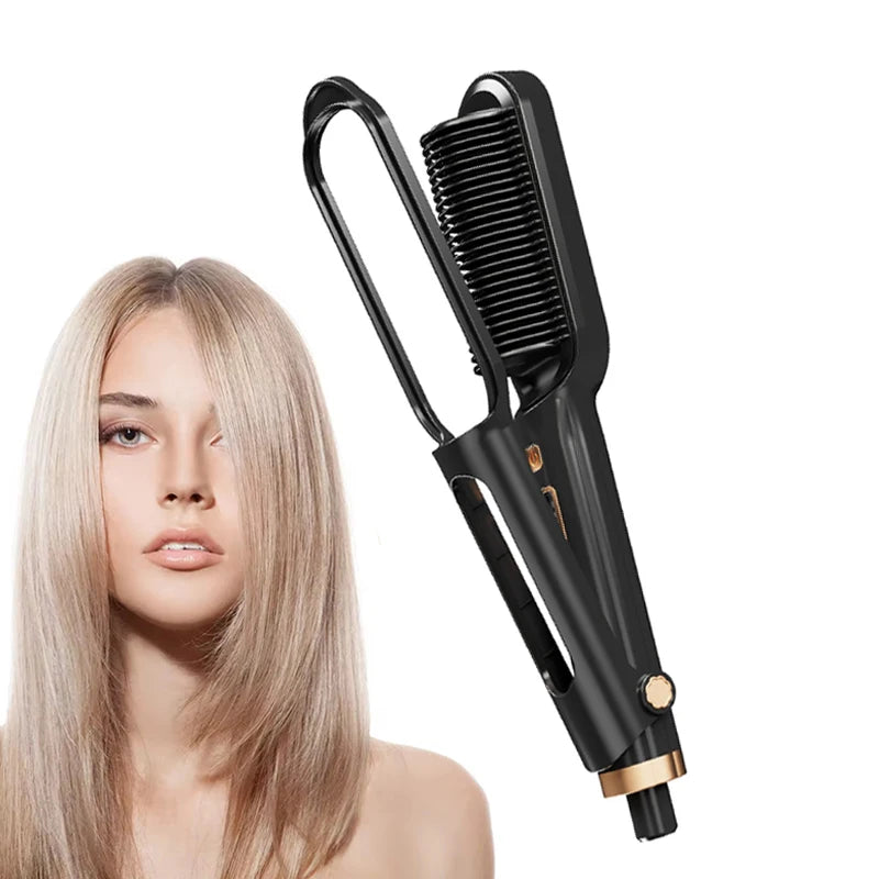Hair straightening comb